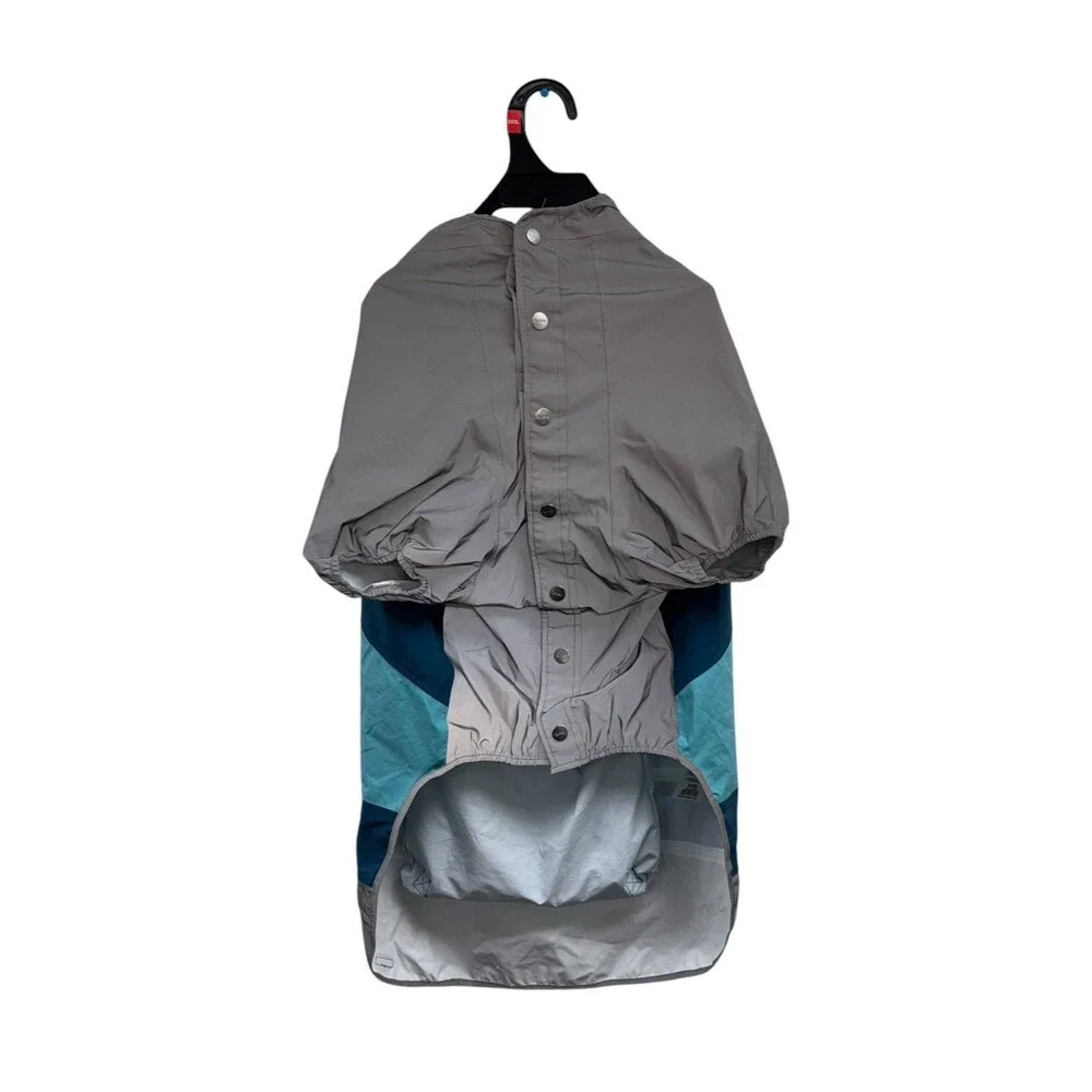 Reddy XXXL Dog Rain Jacket Packs into Backpack Reflective Wind/Water Proof‎ NWT